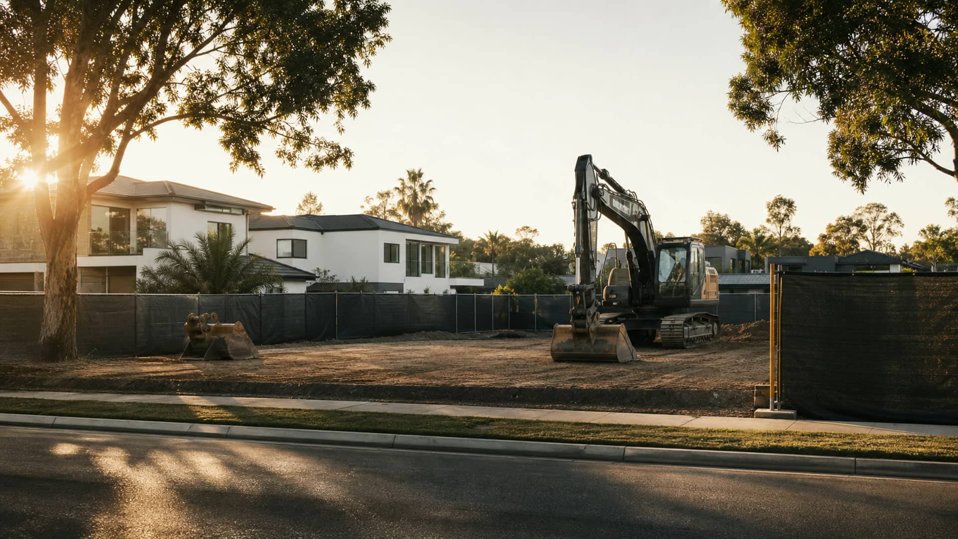 Homsha build film from excavator site preparation to modern French-style finished homes